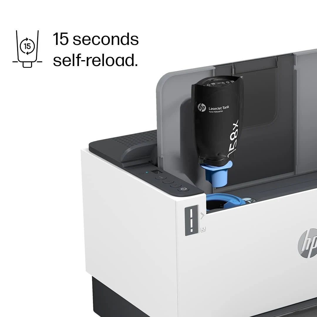HP Laser Printer 1020W A4 Single Function with WiFi view 3